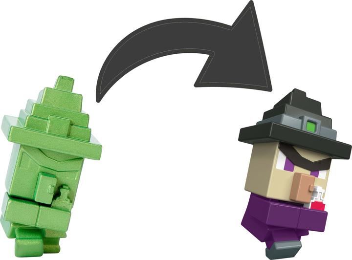 Actual product image Mattel Minecraft Mini Mode Potion Brewing Vengeful Witch