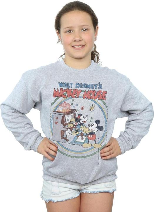 Actual product image Disney Girls Mickey Mouse Piano Sweatshirt (152, 158)