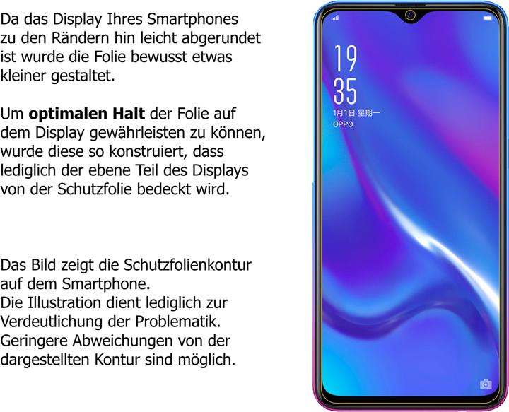 Image du produit Dipos Film de Protection d’écran Crystalclear (6 pièce(s), Oppo RX17 Neo)