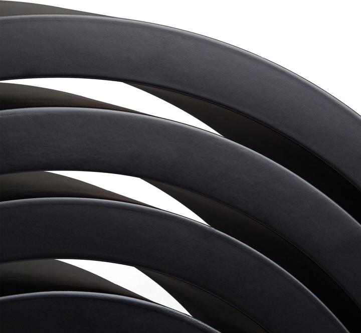 Actual product image Relaxdays Round Wall Shelves Set of 4 (39.5 x 9 x 39.5 cm)