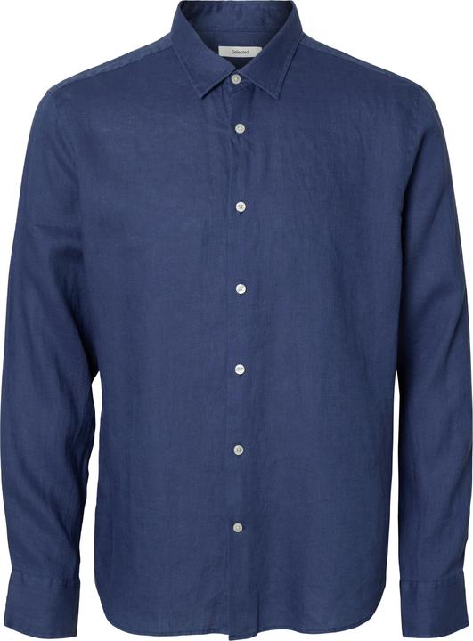 Actual product image Selected Homme Slhregkylian-Linen Shirt Ls Classic Noos (L)