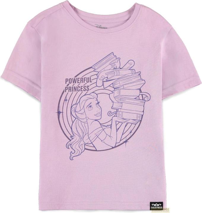 Difuzed Disney Fearless Princess (Kids) - Belle Girls Short Sleeved T-shirt - 158/164 (158)