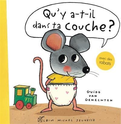 Actual product image Albin Michel Qu'y a-t-il dans ta couche? (French, Van Genechten Guido, 2021)