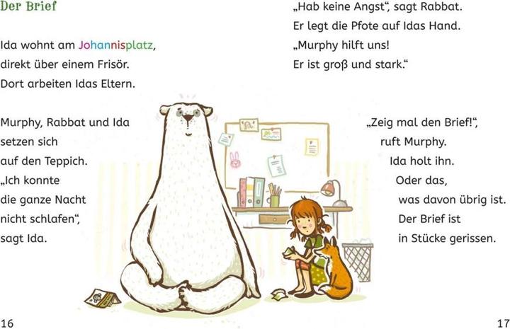Actual product image Die Schule der magischen Tiere ermittelt 1: Der grüne Glibber-Brief (Zum Lesenlernen) (German, Nina Dulleck, Margit Auer, 2020)