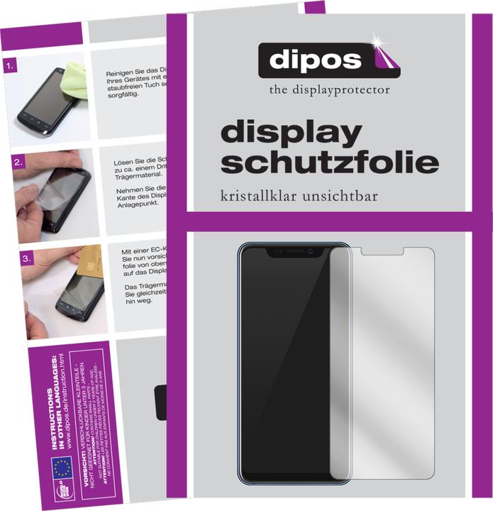 Actual product image Dipos Screen Protector Crystalclear (2 Piece, ZTE Axon 9 Pro)