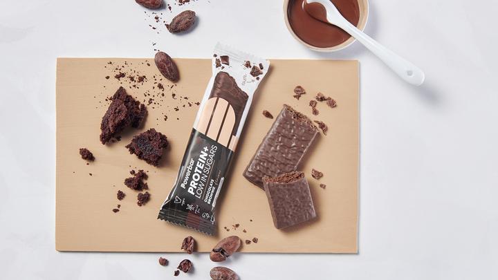 Actual product image Powerbar Protein Plus Low Sugar (Chocolate, Brownie, 16 pcs., 560 g)