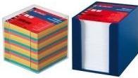 Actual product image Herlitz Note box, plastic, 90 x 90 mm, crystal clear Contents: 700 sheets of white paper (9 x 9 x 9 cm)