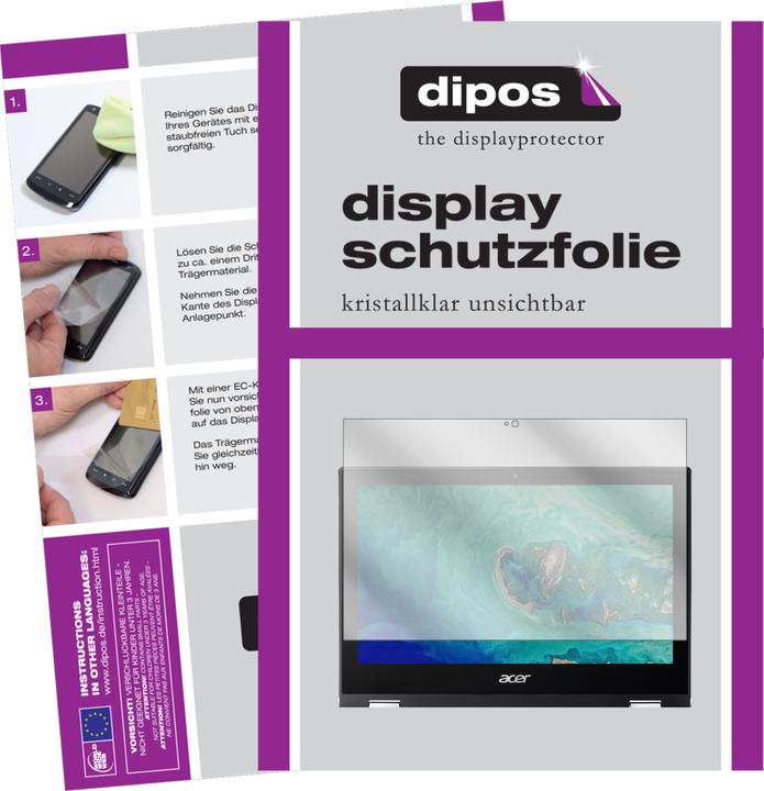 Image du produit Dipos Film de Protection d’écran Crystalclear (2 pièce(s), Spin 1)