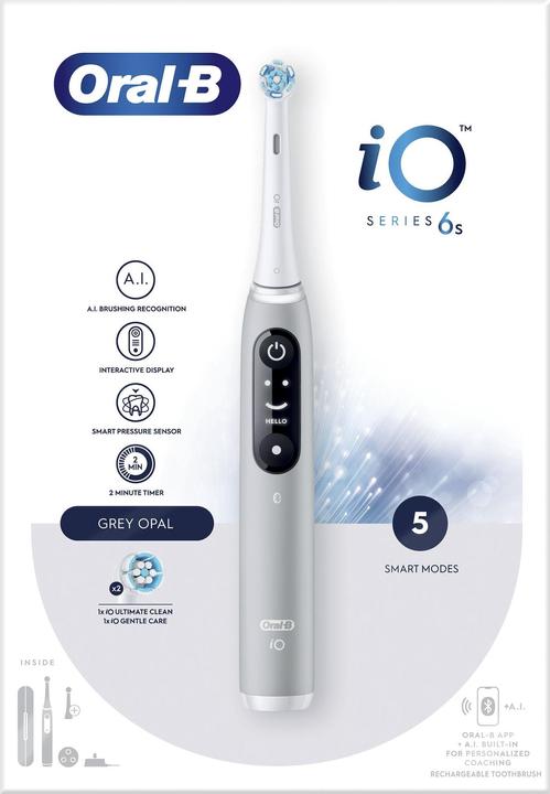 Actual product image Oral-B iO 6S Adult Vibrating Toothbrush (Oscillating toothbrush)