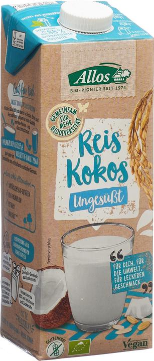 Immagine prodotto Allos Bevanda al riso e cocco (1 x 100 cl)