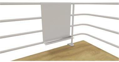 Nowy Styl NowyStyl Pinnwand 2.0PinnStift 17x20x4,5cm +Ablage ws (Pinnwand)