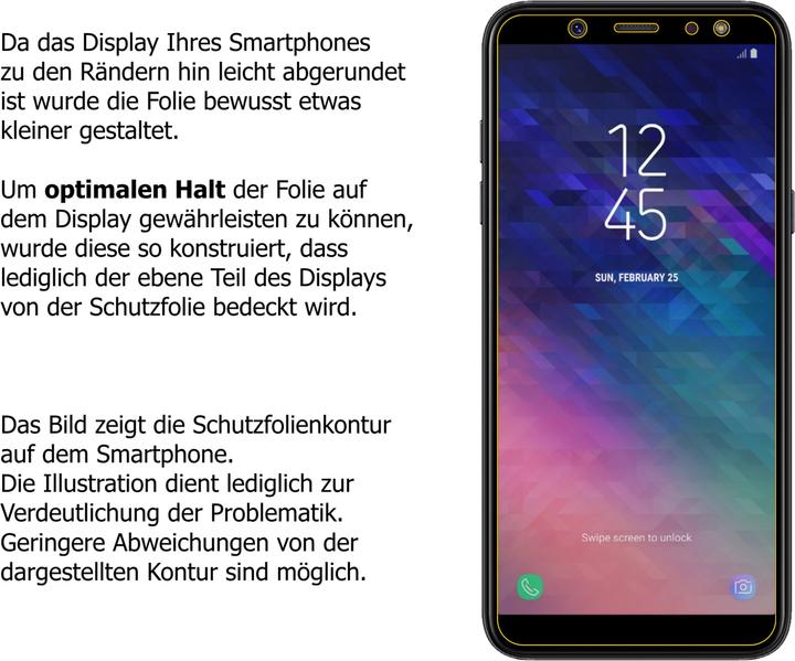Immagine prodotto Dipos Pellicola Protettiva Antiriflesso (6 Pezzo/i, Samsung Galaxy A6)