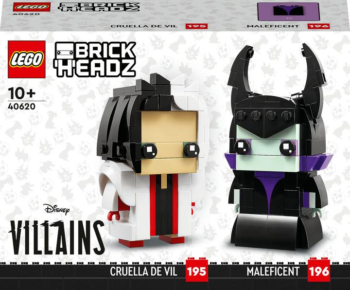 Immagine prodotto LEGO Crudelia e Malefica (40620, LEGO Brickheadz)