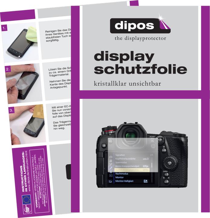 Dipos Displayschutzfolie Crystalclear (Displayschutz, Panasonic Lumix GX9)
