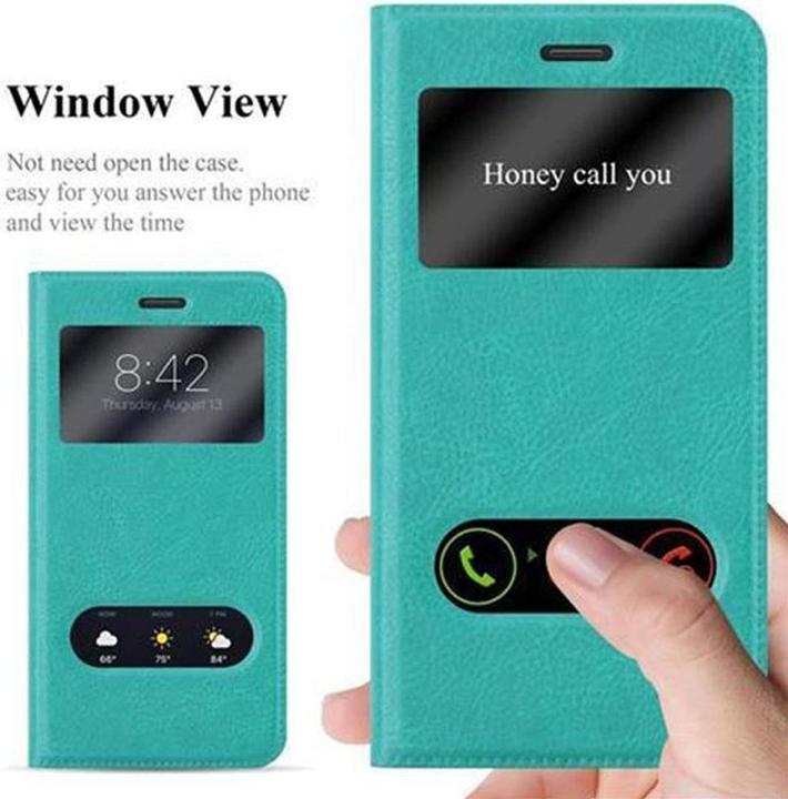 Produktbild Cadorabo Book mit View Doppelfenster Cover (Huawei P8 Lite (2017))