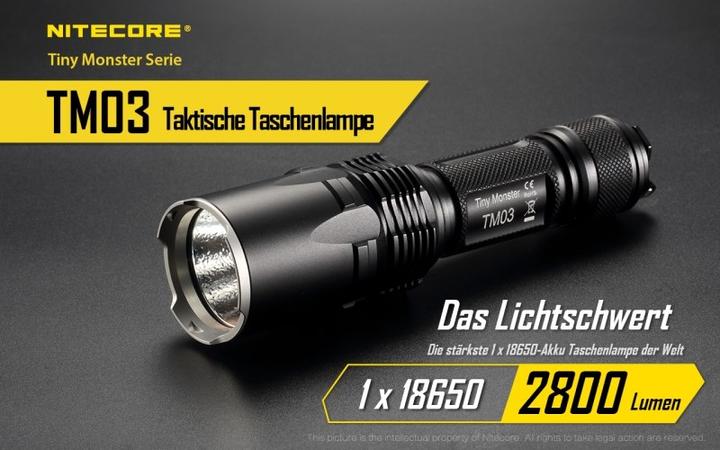 Actual product image Nitecore Tm03 (15.90 cm, 2800 lm)