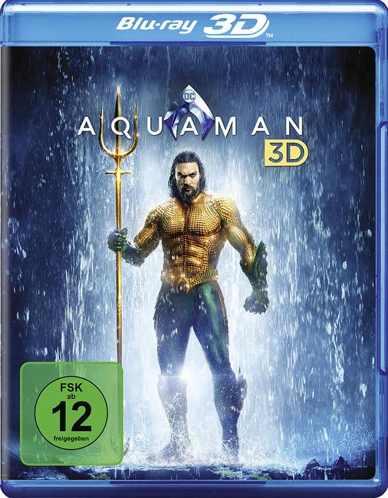 Aquaman - 3D Blu-ray (Blu-ray 3D, 2018, Allemand, Anglais)