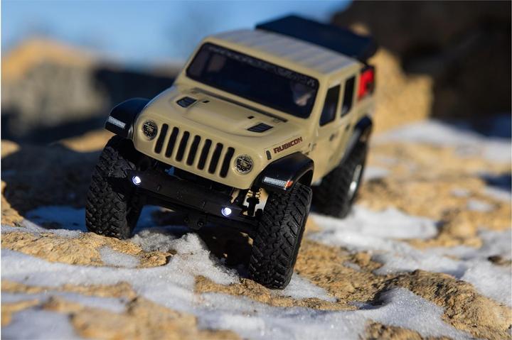 Productafbeelding Axial Schaal Crawler SCX24 Jeep JT Gladiator, Beige, 1:24, RTR (RTR Gereed voor gebruik)