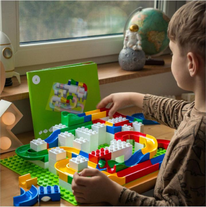 Immagine prodotto Hubelino Pista per palline: set KIGA kit di costruzione 2018 351 pezzi SCHULVER
