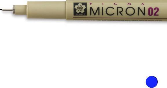 Actual product image Sakura Pigma Micron 0,25mm (Blue, 1 x)