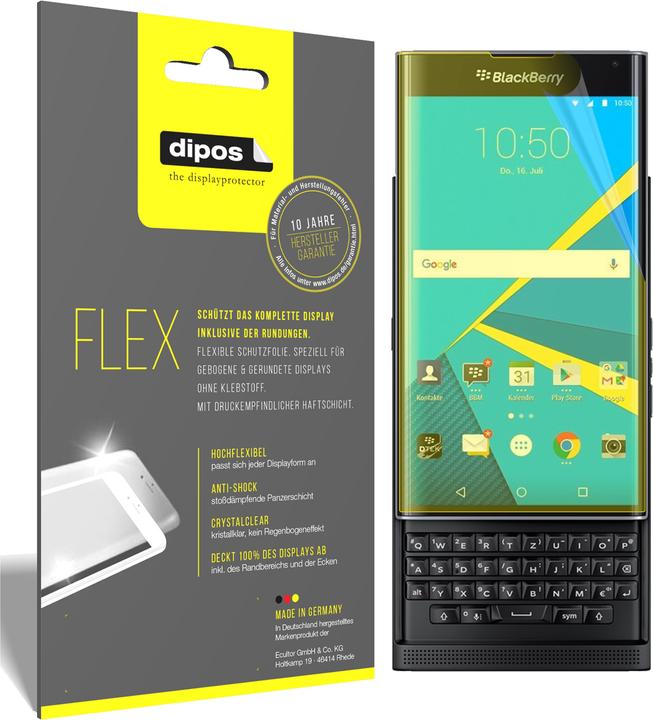 Actual product image Dipos Screen Protector Full-Cover 3D (2 Piece, Blackberry Priv)