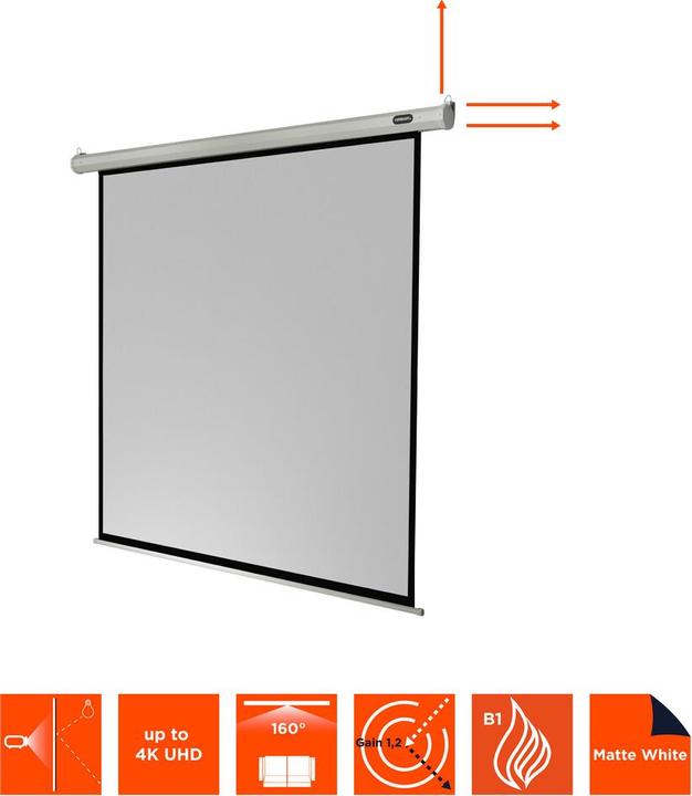 Image du produit Celexon Écran électrique économique - montage au plafond possible, convient pour un montage mural. (120", 1:1)