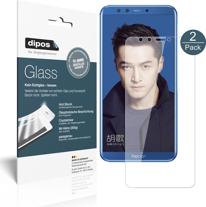 Dipos Pellicola Protettiva Anti-Shock (2 Pezzo/i, Onore 9 Lite)