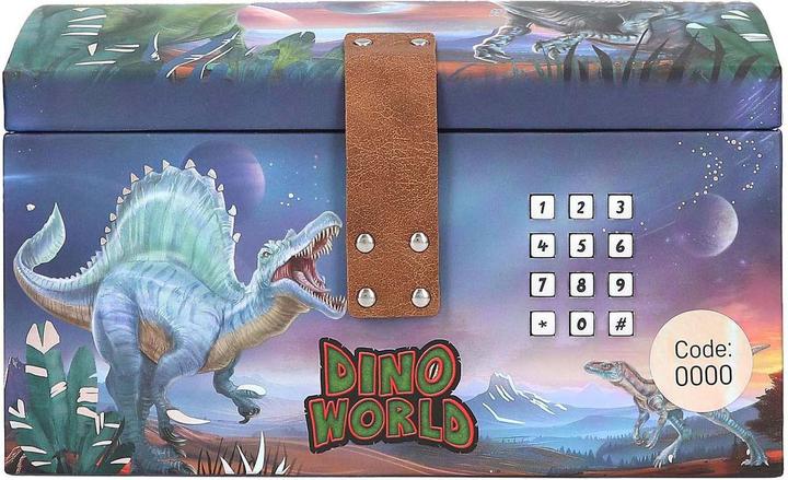 Produktbild Magni DEPESCHE DINO World Schatztruhe mit LED Code und Sound