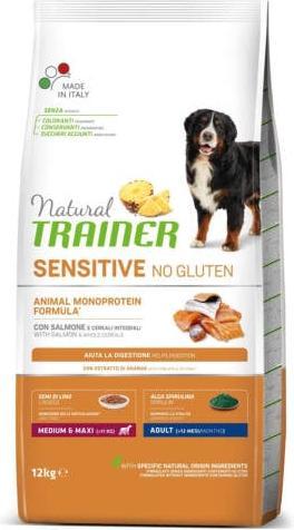 Produktbild Natural Trainer Sensitive no gluten Adult Medium&Maxi Lachs (Adult, 12000 g)
