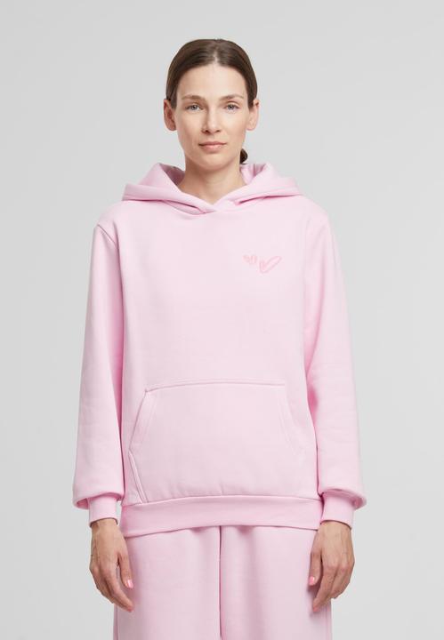Produktbild Mister Tee MisterTee Heart Signs EMB Ladies Fluffy Hoody - 193907 (XS)