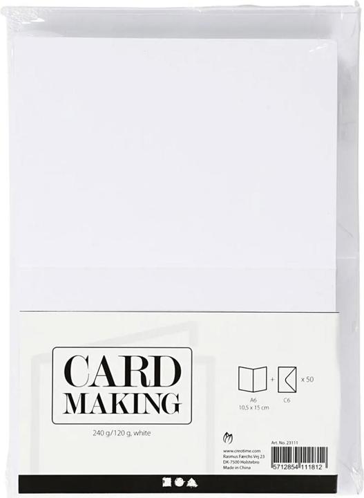 Image du produit Creativ Company Cartes et enveloppes (50 pcs)