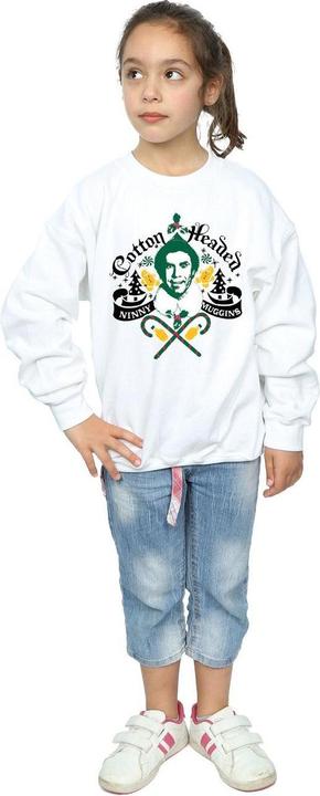 Actual product image Elf Girls Headed Ninny Muggins Sweatshirt (152, 158)