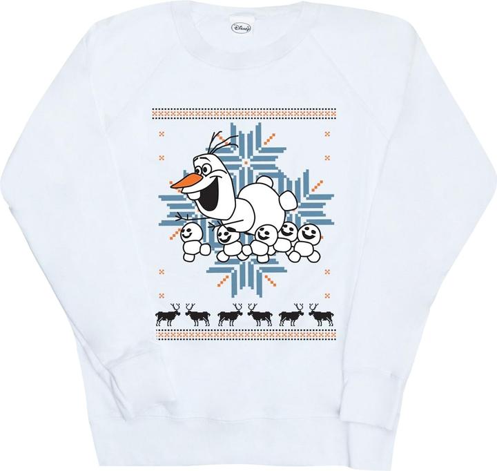 Disney Frozen Christmas Olaf And Snowmen Sweatshirt