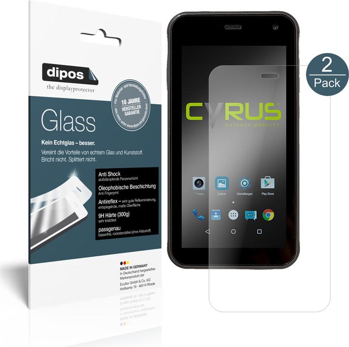 Image du produit Dipos Film de Protection d’écran Anti-Shock (2 pièce(s), Cyrus CS 22)