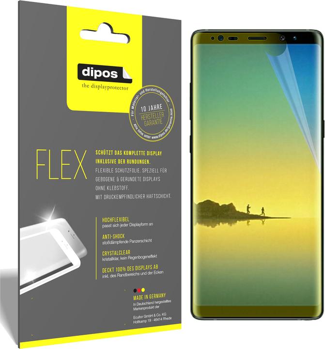 Produktbild Dipos Displayschutzfolie Full-Cover 3D (3 Stück, Samsung Galaxy Note 8)