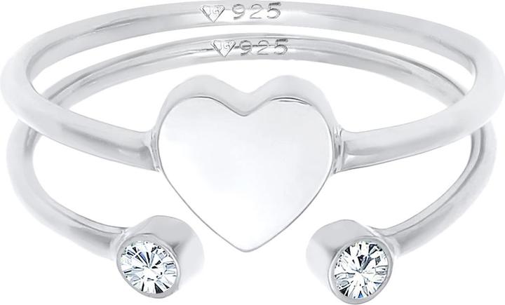 Actual product image Elli Set heart (52, 925 Silver)