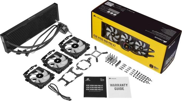 Actual product image Corsair H150i RGB PRO XT