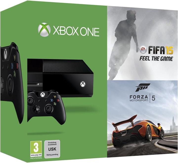 Produktbild Microsoft Xbox One PreOrder Edition 2014 inkl. FIFA 15 und Forza Motorsport 5