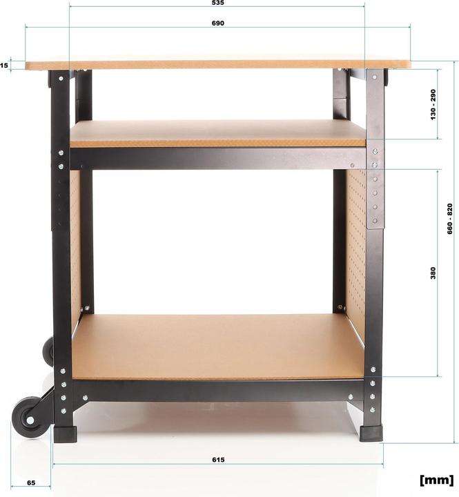 Actual product image XPOtool Workbench (50 cm, 68 cm)
