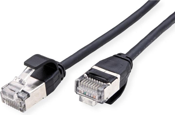 Actual product image Roline U/FTP DataCenter patch cable Cat.6A (Class EA), LSOH, slim (U/FTP, CAT6a, 1 m)