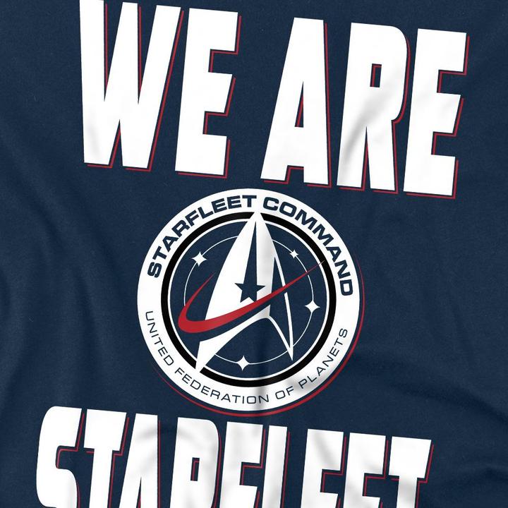 Actual product image Universal Textiles Mens We Are Starfleet T-Shirt (XL)