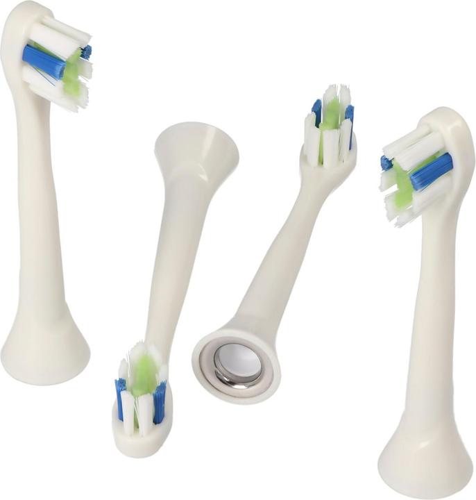 Produktbild AccuCell Zahnbürstenkopf Mini Cleaning Brush für elektrische Zahnbürsten von Philips, 4 Stück (4 x)