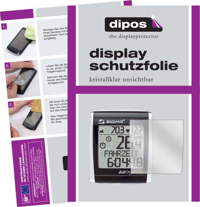 Actual product image Dipos Screen Protector Crystalclear (Screen protector, BC 2209 STS)