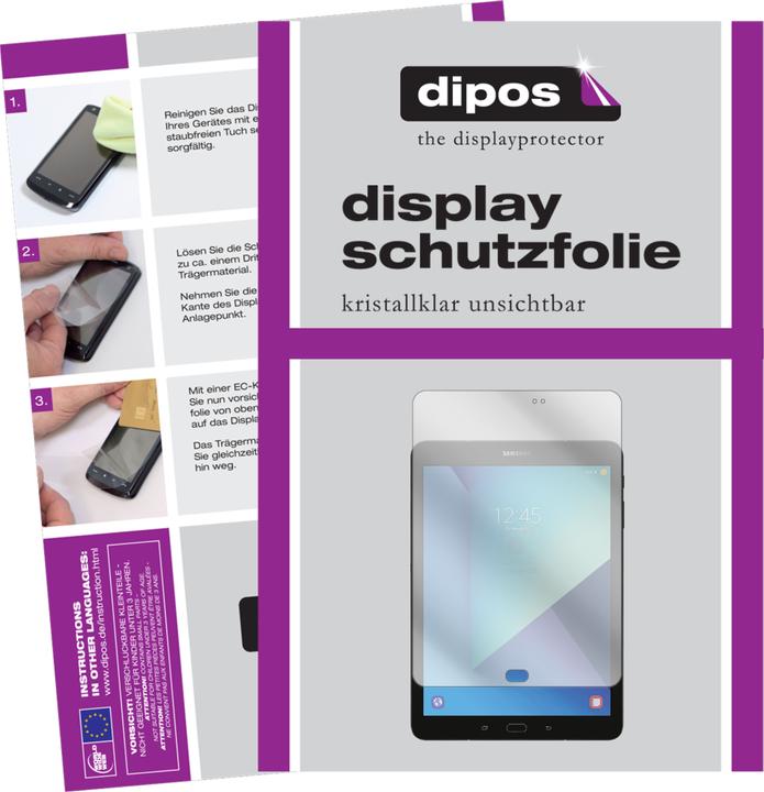 Actual product image Dipos Screen Protector Crystalclear (2 Piece, Galaxy Tab S3 9.7 (2017))