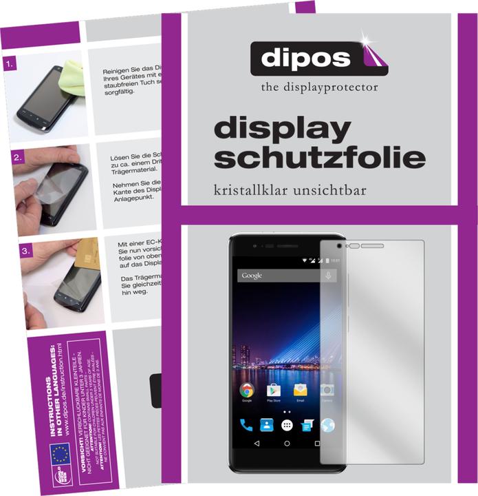 Actual product image Dipos Screen Protector Crystalclear (2 Piece, Phicomm Energy 4s)