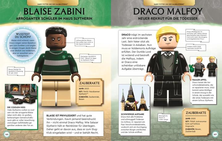 Actual product image Lego Harry Potter Lexikon der Minifiguren (German, Elizabeth Dowsett, 2023)