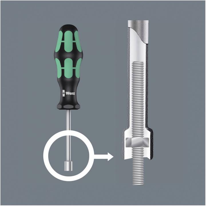 Actual product image Wera 395 Ho/7 Sm (External hexagon)