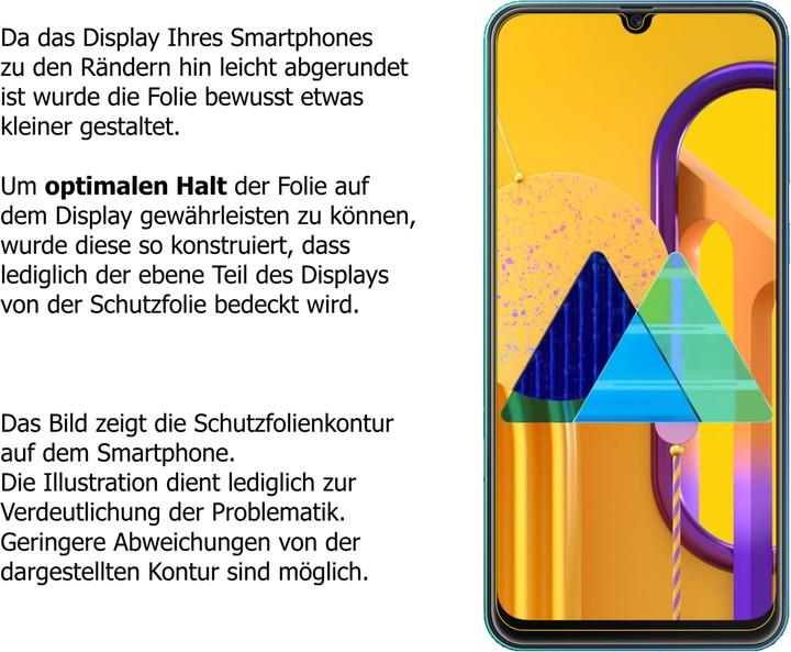Produktbild Dipos Displayschutzfolie Antireflex (2 Stück, Samsung Galaxy M30s)