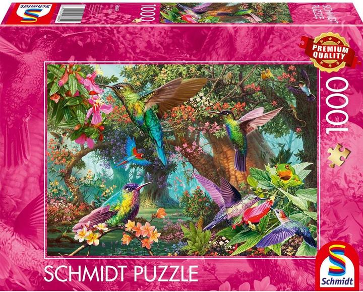 Actual product image Schmidt Spiele Farbenspiel der Kolibris 1000 Teile (1000 pieces)