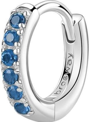 Produktbild Brosway Fancy Freedom Blue FFB80 silver hoop single earring